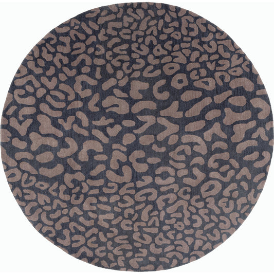Athena Rug - 6473 by Surya in brown, charcoal. Made from face: 100% wool in a unique style.