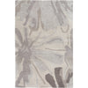 Light Gray, Medium Gray, Charcoal, Dark Brown, Gray, Taupe / 2' x 3'
