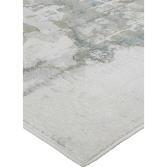 Atwell Transitional Rug - 3146F by Feizy in green, gray, ivory. Made from polypropylene in a unique style.