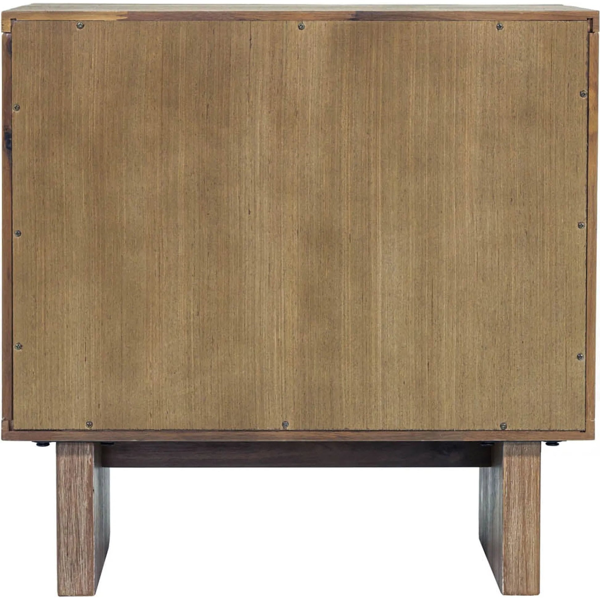 Atlantis Nightstand by LH Imports in grey and light taupe - brushed. Made from solid acacia, acacia veneer, mdf in a transitional style.