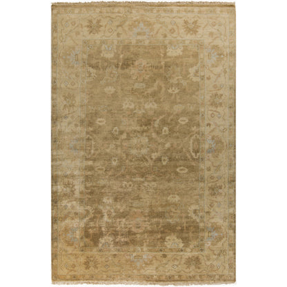 Antique Rug - 1149 by Surya in mustard, tan, dusty pink, slate. Made from 100% new zealand wool in a unique style.
