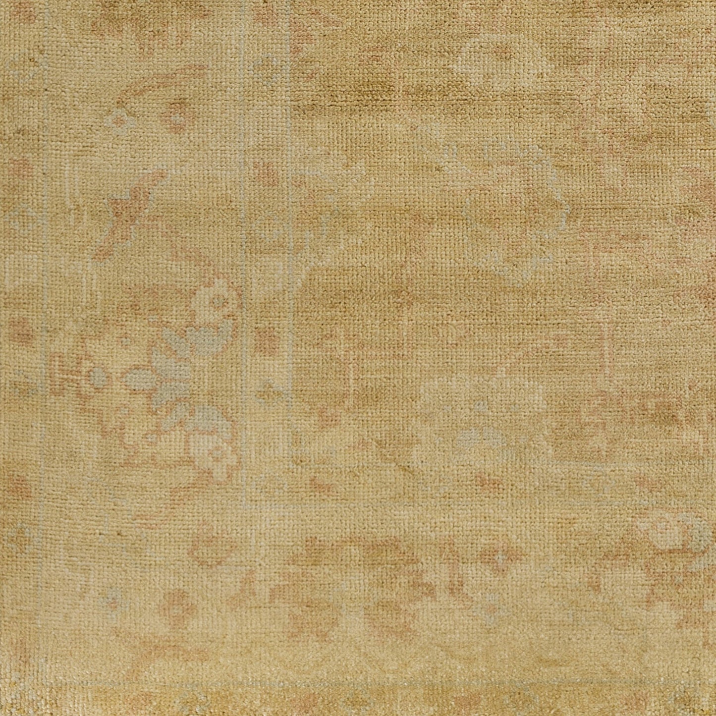 003 47512-20401,47512-20402 | Closeup | Antique Rug - 1149 by Surya in mustard, tan, dusty pink, slate. Made from 100% new zealand wool in a unique style.