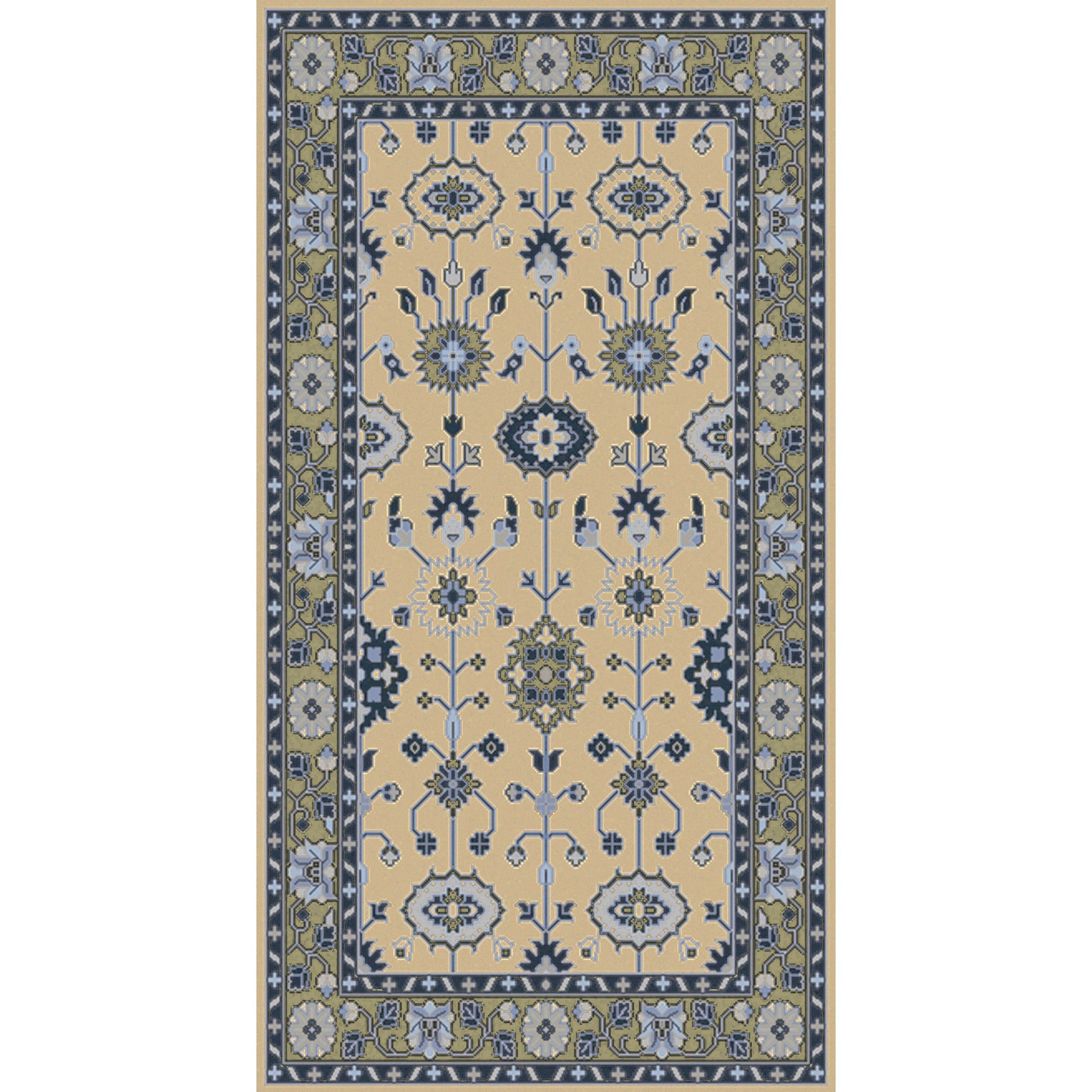 Antique Rug - 1151 by Surya. Made from unique in a unique style.