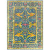 Dark Blue, Mustard, Olive, Rose, Brown, Ice Blue / 2' x 3'