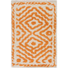 Burnt Orange, Light Beige / 2' x 3'