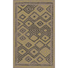 Light Gray, Tan, Dark Brown / 2' x 3'