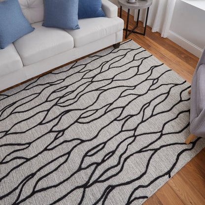 Enzo Transitional Rug - 8734F by Feizy. Made from wool in a unique style.