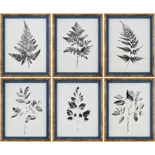 Auden Framed Art (Set of 6) by Livabliss in charcoal and matte, natural. Made from canvas, polystyrene in a unique style.