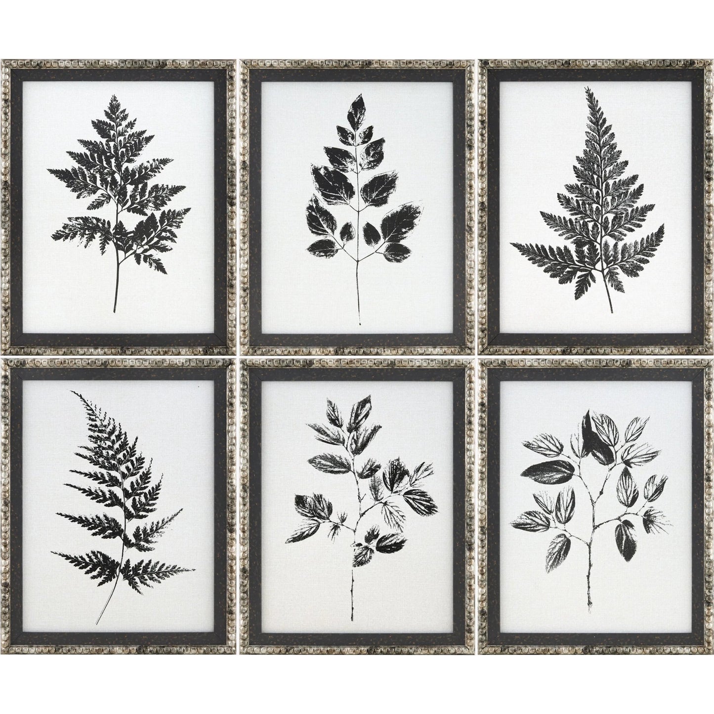 002 SI-2632211 | Primary Silo | Auden Framed Art (Set of 6) by Livabliss in charcoal and matte. Made from canvas, polystyrene in a unique style.