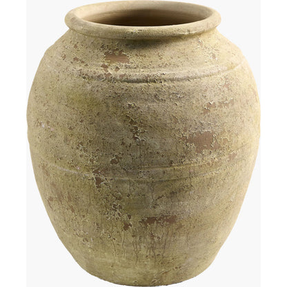 Aarush Vase by Livabliss in rust and glazed. Made from ceramic in a rustic style.