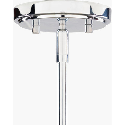 Aurelia Ceiling Light - 23623 by Surya in translucent, teal, metallic nickel. Made from glass, metal in a coastal style.