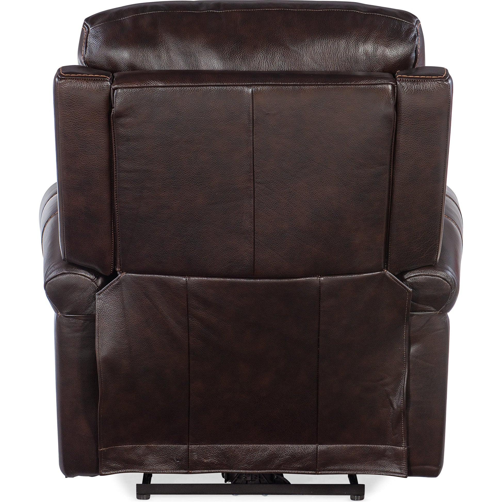 Eisley Power Recliner by Hooker Furniture in sorrento night seas. Made from leather in a traditional style.