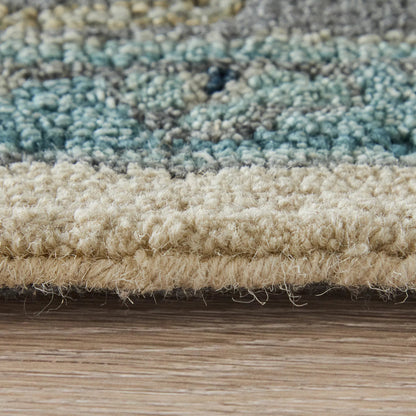 Springfield Traditional & Botanical SPF8A46F Rug by Feizy in blue, gray, ivory. Made from wool in a unique style.