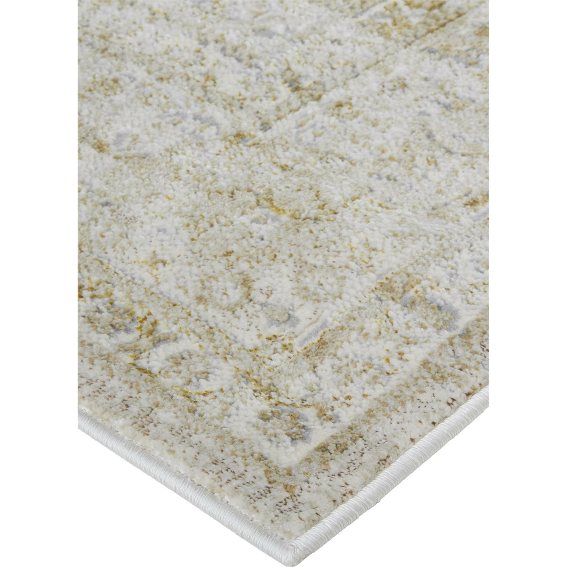 Aura Oriental Rug - 3734F by Feizy in ivory, gold. Made from polyester, polypropylene in a unique style.