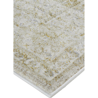 Aura Oriental Rug - 3734F by Feizy in ivory, gold. Made from polyester, polypropylene in a unique style.
