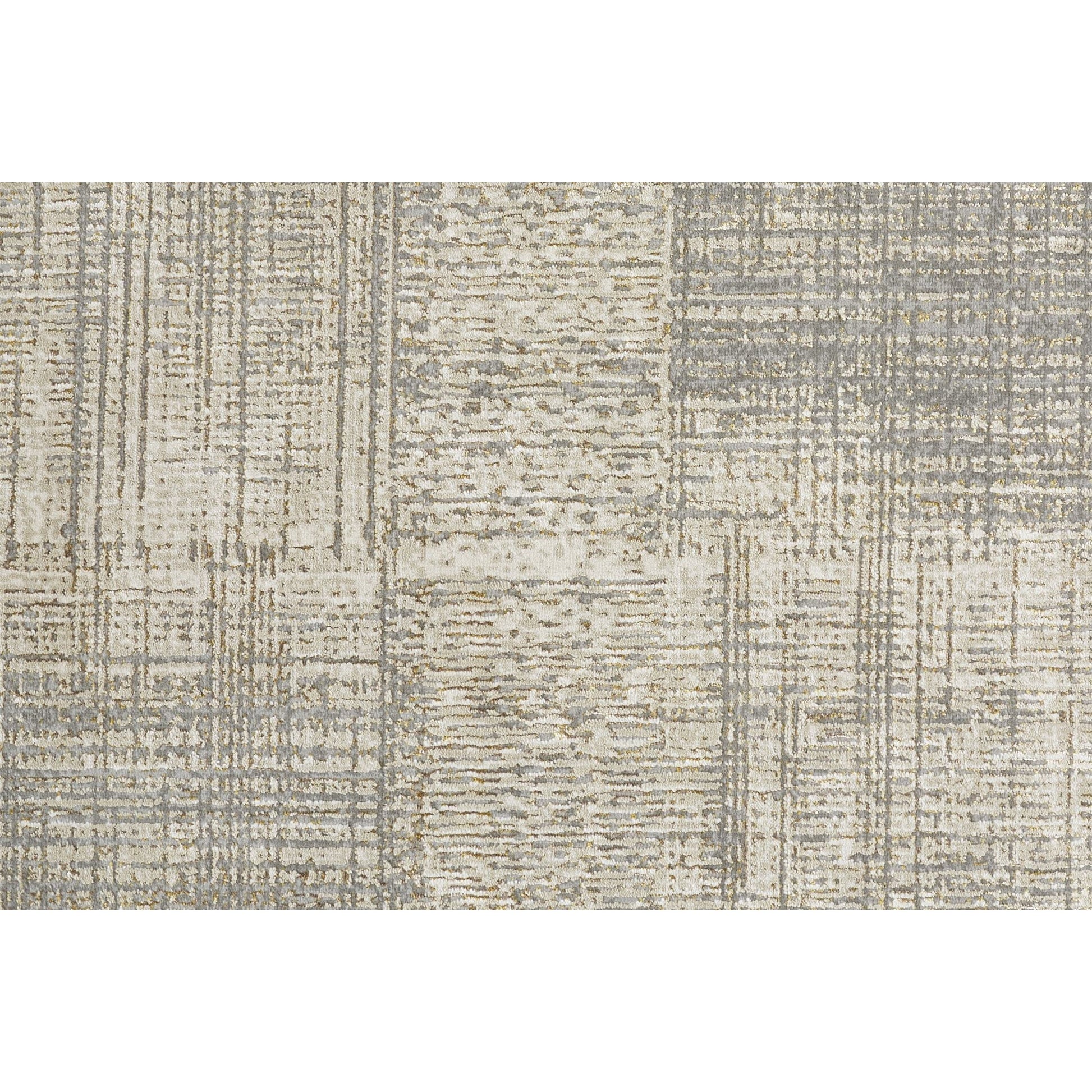 Aura Rug - 3736F by Feizy in gray, ivory. Made from polyester, polypropylene in a unique style.