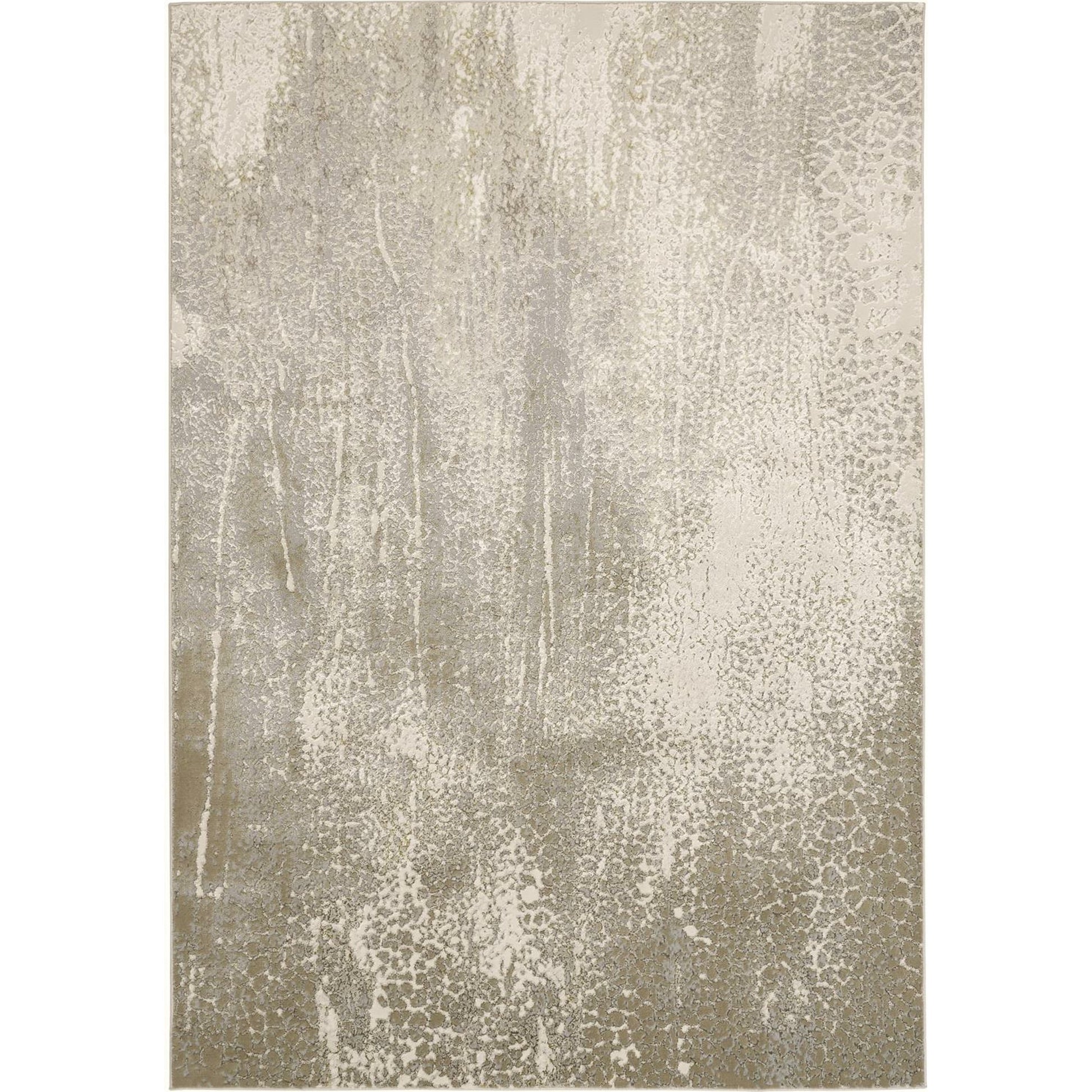 Aura Rug - 3739F by Feizy in ivory, gray, gold. Made from polyester, polypropylene in a unique style.