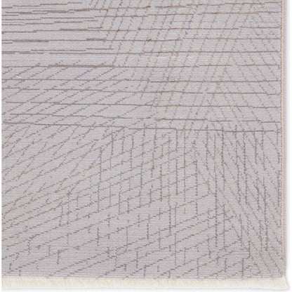 Aura AUR03 Rug by Jaipur Living in gray, taupe. Made from 53% polyester 47% viscose in a unique style.