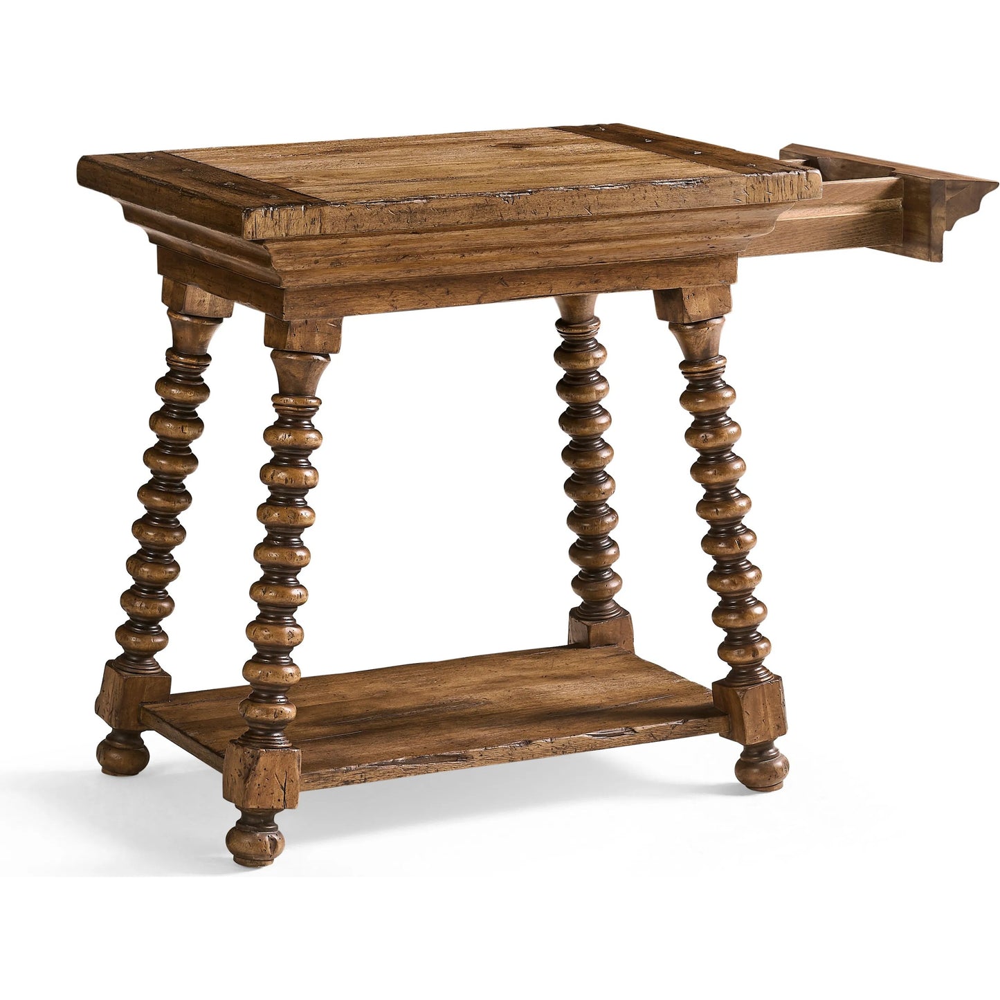 002 SI-2535767 | Additional Silo | Tamarisk Storage End Table by Jonathan Charles in medium spain walnut. Made from main acacia in a unique style.