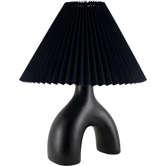 Alvik Accent Table Lamp by Livabliss. Made from ceramic, linen, plastic in a unique style.
