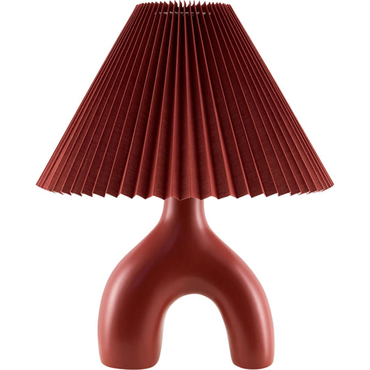 Alvik Accent Table Lamp by Livabliss. Made from ceramic, linen, plastic in a unique style.