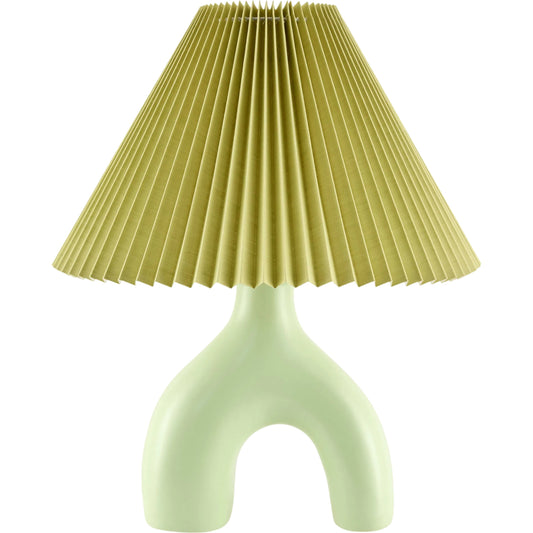 Alvik Accent Table Lamp by Livabliss. Made from ceramic, linen, plastic in a unique style.