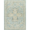 Light Beige, Light Gray, Pale Blue, Gray, Denim, Tan / 2' x 2'11"
