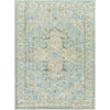 Light Beige, Light Gray, Pale Blue, Gray, Denim, Tan / 2' x 2'11"