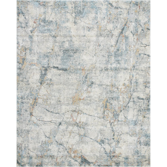 Avellino Rug - 528092 by Livabliss in light beige, light gray, gray, pale blue, tan, deep teal. Made from polypropylene, polyester in a unique style.