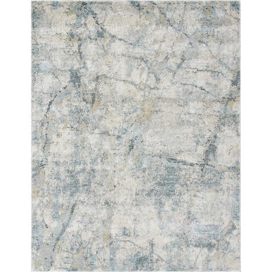 Avellino Rug - 528092 by Livabliss in light beige, light gray, gray, pale blue, tan, deep teal. Made from polypropylene, polyester in a unique style.