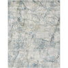 Pale Blue, Light Beige, Light Gray, Gray, Tan, Deep Teal / 2' x 2'11"