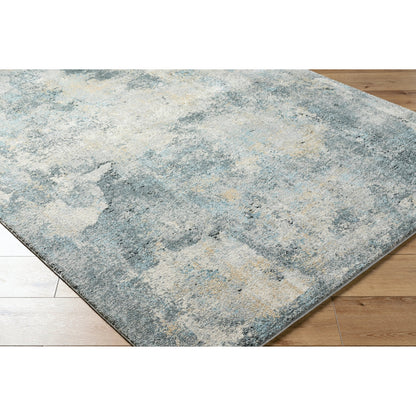 Avellino Rug - 528145 by Livabliss in light gray, gray, light beige, deep teal, pale blue, tan. Made from polypropylene, polyester in a unique style.
