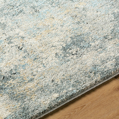 Avellino Rug - 528145 by Livabliss in light gray, gray, light beige, deep teal, pale blue, tan. Made from polypropylene, polyester in a unique style.