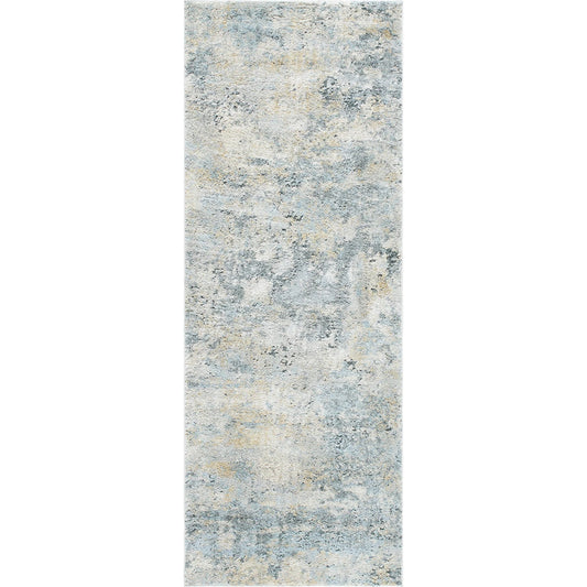Avellino Rug - 528156 by Livabliss in light gray, light beige, gray, deep teal, pale blue, tan. Made from polypropylene, polyester in a unique style.