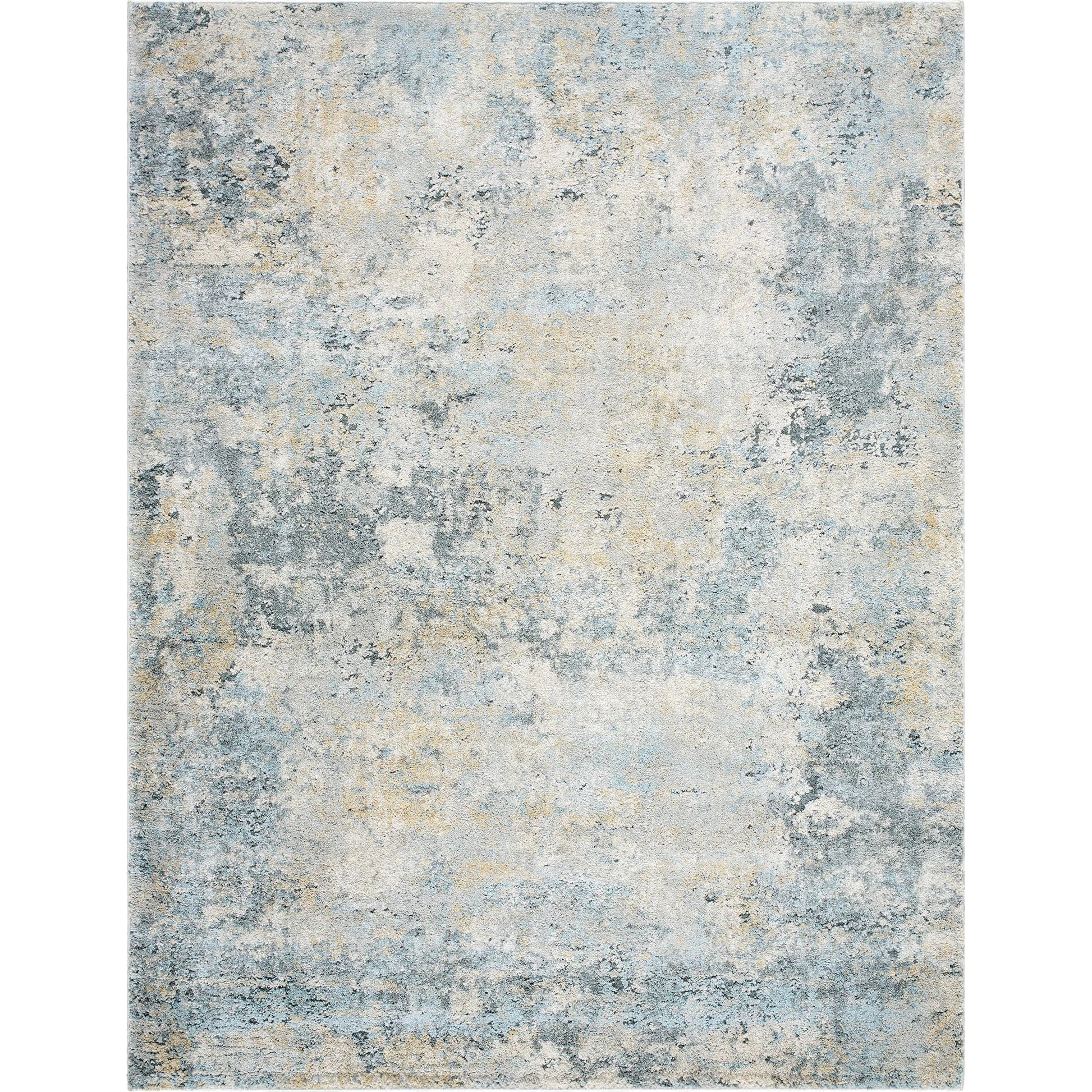 Avellino Rug - 528156 by Livabliss in light gray, light beige, gray, deep teal, pale blue, tan. Made from polypropylene, polyester in a unique style.
