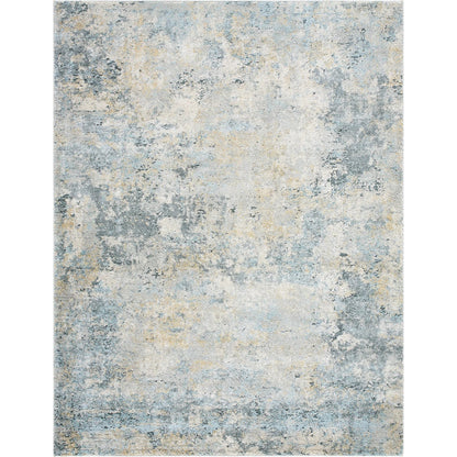 Avellino Rug - 528156 by Livabliss in light gray, light beige, gray, deep teal, pale blue, tan. Made from polypropylene, polyester in a unique style.