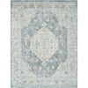 Light Beige, Light Gray, Gray, Pale Blue, Deep Teal, Tan / 2' x 2'11"