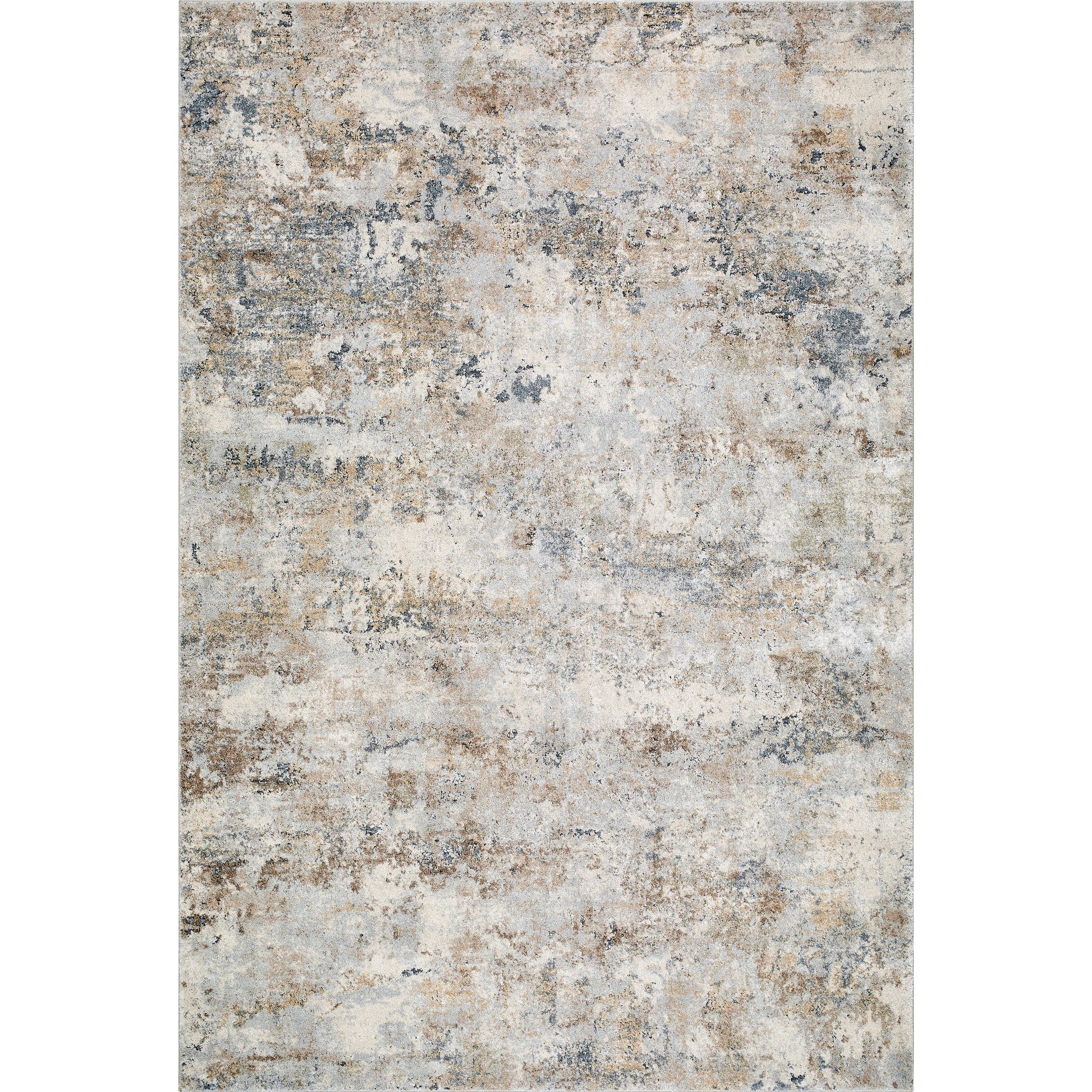 Avellino Rug - 529457 by Livabliss in light gray, light beige, deep teal, gray, tan. Made from face: 90% polypropylene, 10% polyester, warp: 100% c