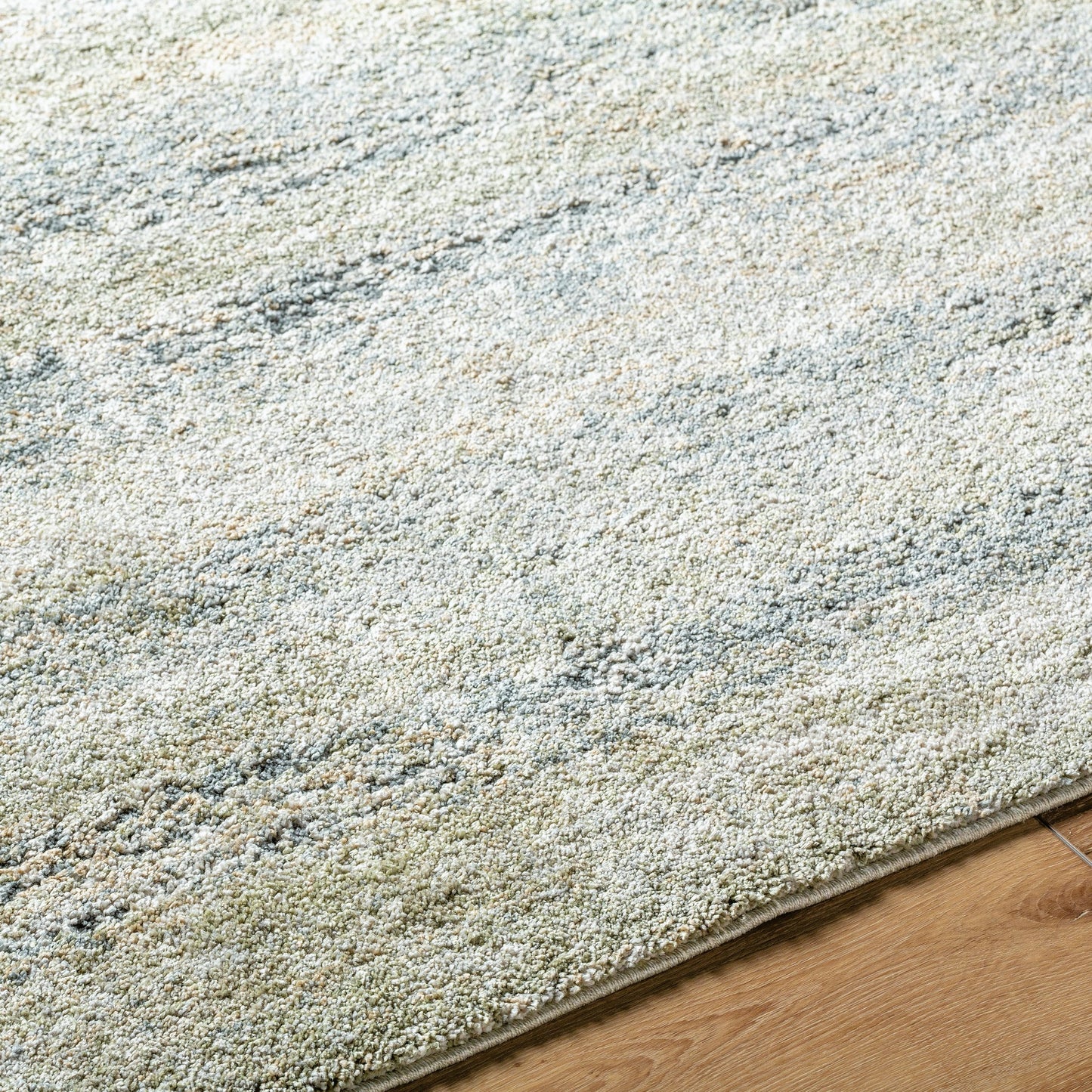 005 SI-2133041,SI-2133042,SI-2133043,SI-2133044,SI-2133045,SI-2133046,SI-2133047,SI-2133048 | Closeup | Avellino Rug - 529479 by Livabliss in light beige, light gray, olive, light olive, tan. Made from face: 90% polypropylene, 10% polyester, warp: 100% cot