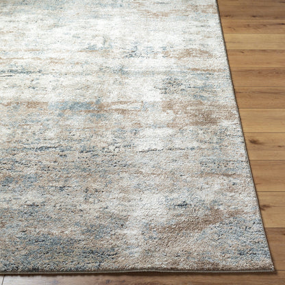 Avellino Rug - 529522 by Livabliss in light beige, light gray, gray, tan, deep teal. Made from face: 90% polypropylene, 10% polyester, warp: 100% cotton