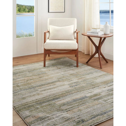 Avellino AVL-2333 Rug by Livabliss in light gray, light beige, olive, light olive, gray, tan. Made from face: 90% polypropylene, 10% polyester, warp: 100% cotton in a unique style.