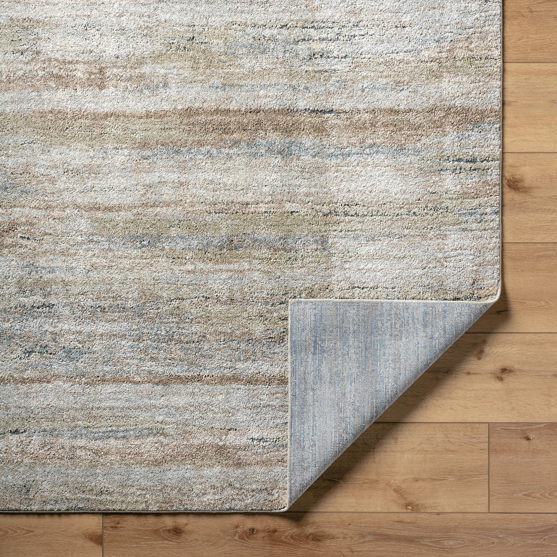 Avellino Rug by Livabliss in light gray, light beige, light olive, deep teal, tan. Made from polypropylene, polyester in a unique style.