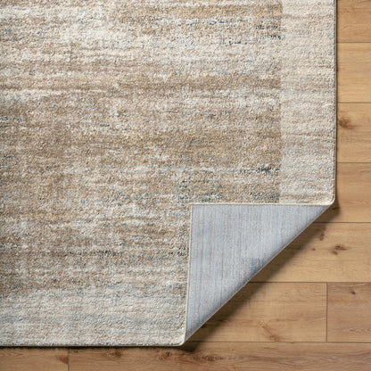Avellino Rug - 529642 by Livabliss in light beige, light gray, tan, deep teal. Made from face: 90% polypropylene, 10% polyester, warp: 100% cotton in a 