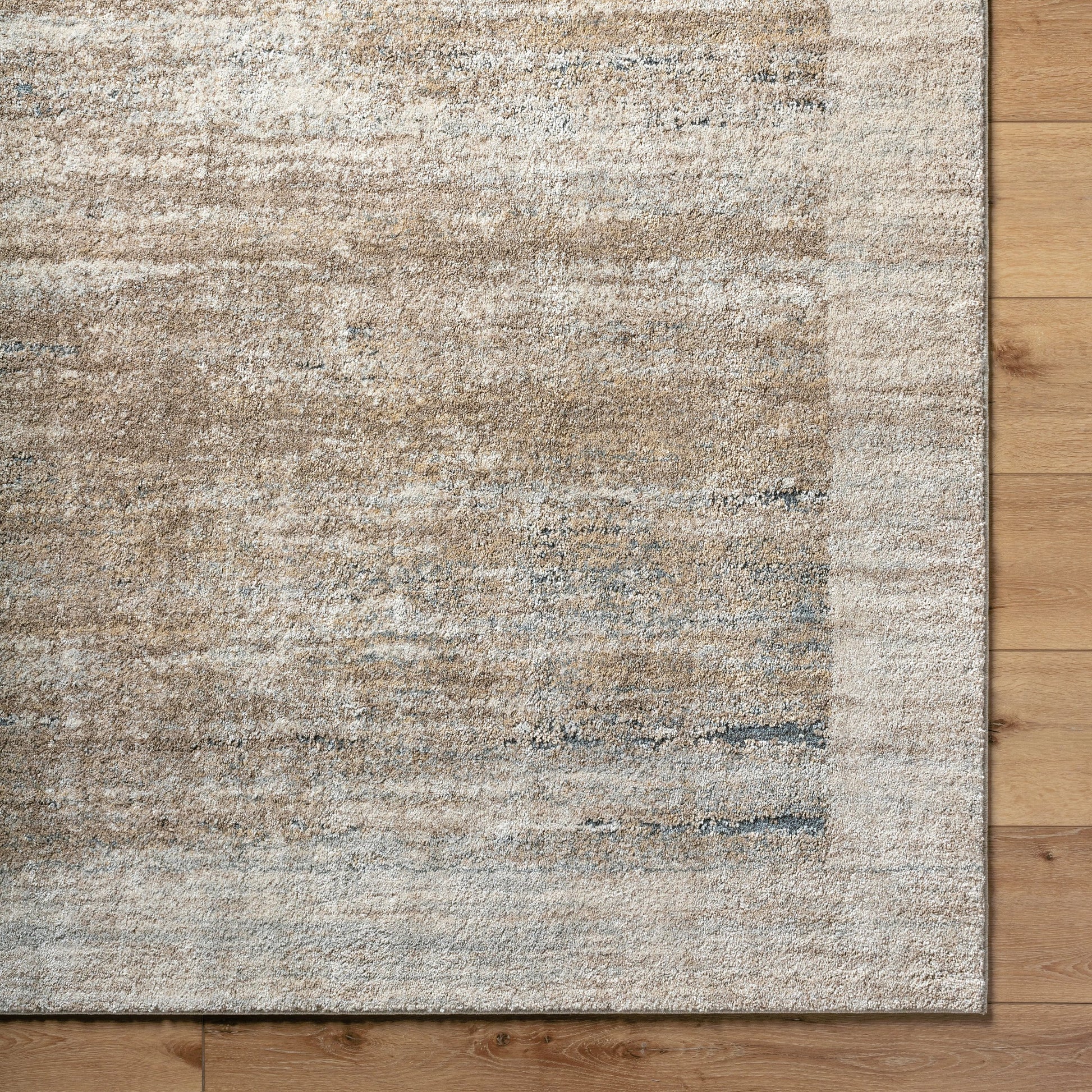 Avellino Rug - 529642 by Livabliss in light beige, light gray, tan, deep teal. Made from face: 90% polypropylene, 10% polyester, warp: 100% cotton in a 