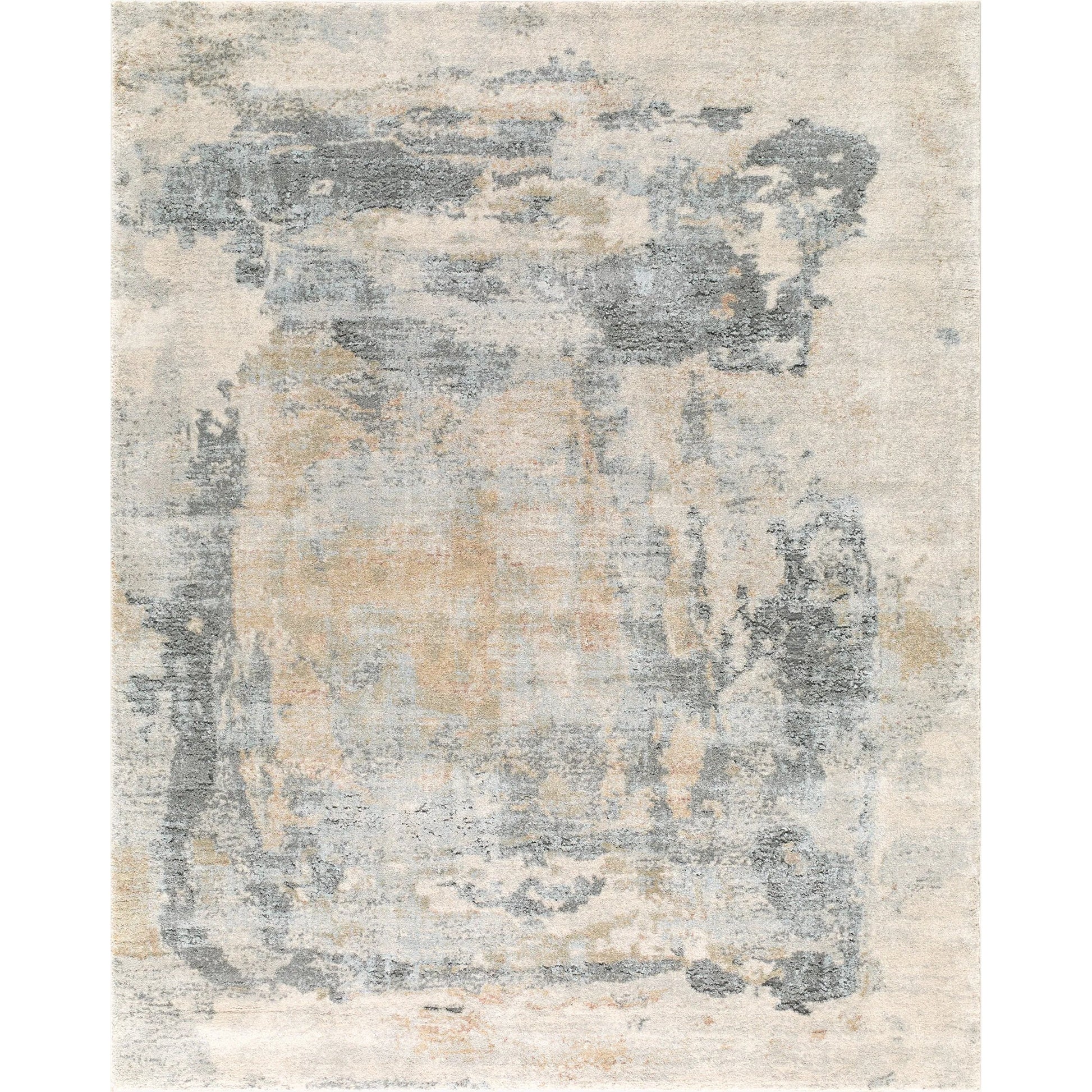 Avellino AVL-2348 Rug by Livabliss in light gray, light beige, gray, pale blue, deep teal, light olive. Made from polypropylene, polyester in a unique style.