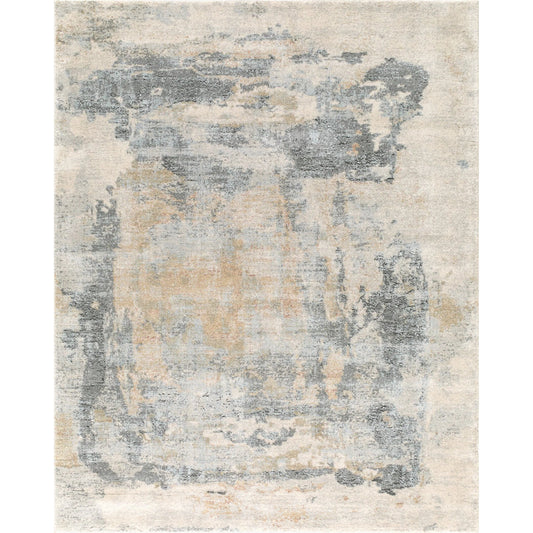 Avellino AVL-2348 Rug by Livabliss in light gray, light beige, gray, pale blue, deep teal, light olive. Made from polypropylene, polyester in a unique style.