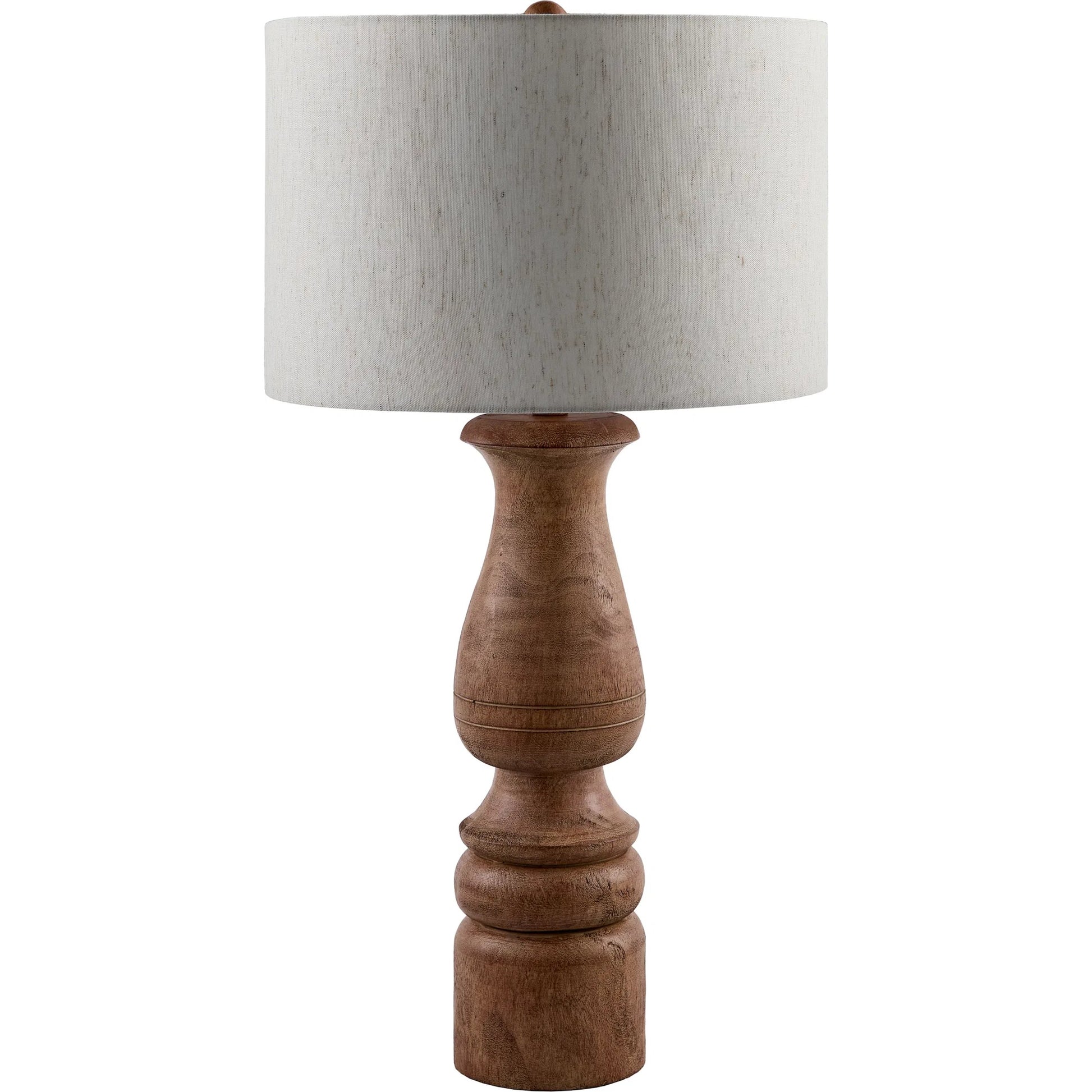 Alvimare Accent Table Lamp by Surya. Made from resin, linen, polyester in a traditional style.
