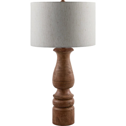 Alvimare Accent Table Lamp by Surya. Made from resin, linen, polyester in a traditional style.