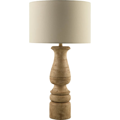 Alvimare Accent Table Lamp by Surya. Made from resin, linen, polyester in a traditional style.