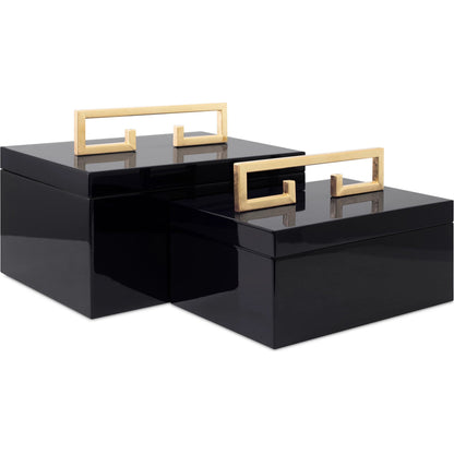 Avondale Boxes by Couture Lamps. Made from made of iron, mdf, resin material in a unique style.